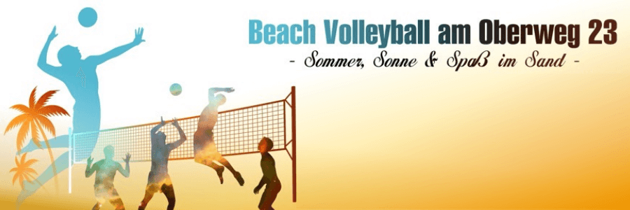 Beachvolleyball spielen
